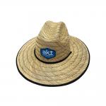 11.5 Cm Brim​ Woven Sun Hats , Outdoor Surfing Lifeguard Straw Hats for sale