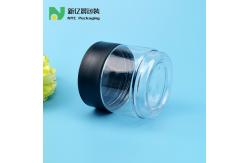 China 438ml Clear PET Food Grade Plastic Jars With Stackable Screw Cap supplier