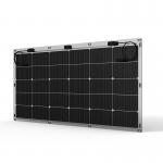 Powerful Mono Flexible Thin Film Solar Panel 100Watt 156.75mmx156.75mm for sale