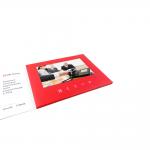 7 Inch IPS Softcover Video Brochure for Customized A5-Sized Cards with 1500mah Battery for sale
