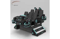 China Amusement Park  6 Seats 9d Virtual Reality Cinema VR Roller Coaster Machine supplier