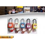 38 Mm Shackle Safety Lockout Padlocks , ABS Material Safety Padlock for sale