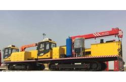 China Industrial Eco Friendly Crawler Sandblasting Tractor Automatic Operation supplier