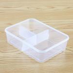RB PP Transparent Freezer Crisper Box With Lid