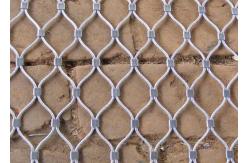 China Hanging Safety 25*25mm Wire Rope Mesh Net Flexibility Anti Acid supplier