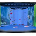 Outdoor Indoor Led Advertising Screen Mechanical Sliding Matrix Rental LED Screen for sale
