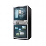 44 Inch Transparent Lcd Refrigerator , Vending Machine With Lcd Screen