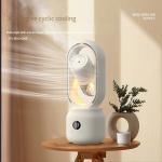 300ml 2 In 1 Air Conditioning Humidifier Vaneless Fan 2000mAh Rechargeable Battery