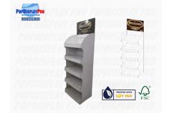 China Temporary Retail Cardboard POS Display Floor Standing Chocolates Store Shelf supplier