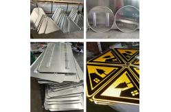 China Customized Roadway Safety Galvanized Steel Road Sign Board with Reflective Material supplier
