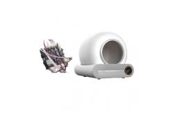 China Ceramic Automatic Pet Litter Box With APP Support Customized Production supplier