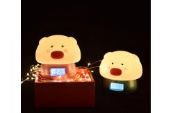 China LCD Display 50000h Kids Alarm Clock 450g Intelligent Pig design supplier
