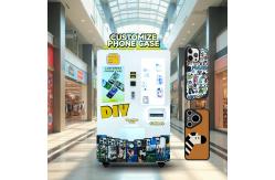 China Traffic Areas Phone Case Printing Vending Machine With 220V/50Hz Power Supply supplier