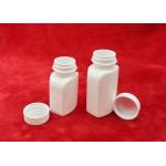 High Density Polyethylene Empty Tablet Bottles , Square Pet Bottle For Pills Packaging