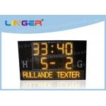 Amber Color and 12'' Inch 8 Digits Led Electronic Scoreboard for Sweden Markets for sale