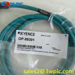 5m KEYENCE OP-88301 Ethernet Cable M12 4 pin RJ45 NFPA79-Compatible Straight for sale