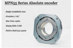 China 16bits 32bits Multi-Turn Rotary Flange Absolute Robot Encoder SSI 15mm Hollow MPN55 supplier