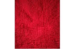 China Microfiber 1200gsm Red Big Chenille 150cm Width Used Like Mats Gloves supplier