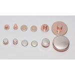 Ag AgCdO12 Relay contact rivet Silver contact Composite rivets for relay contact and components for sale