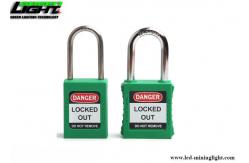 China Galvanized Finish 38mm Steel Shackle ABS Lockout Hasp supplier