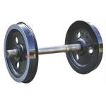 Casting Rail Wheel Set , Steel Train Wheels 350mm For Locomotive Wagon for sale