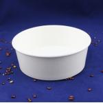 disposable craft  paper salad bowl with printed paper cup  and  pet lid
