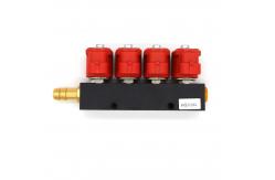 China 4 Cylinder Engine LPG CNG Injector Rail LVTK04 For Automobiles supplier