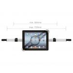 Aluminum Universal Car Headrest Mount For Apple IPad 4.5inch 10inch Width for sale