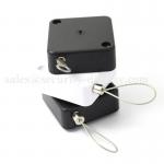 Plastic Square Shape Anti-Theft Recoiler with Adjustable Loop Cable End for sale