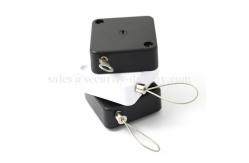 China Plastic Square Shape Anti-Theft Recoiler with Adjustable Loop Cable End supplier