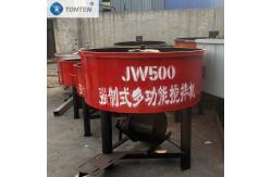 China 500l 700l Automatic Self-loading Cement Mixer Machine Concrete Flat Mixer supplier