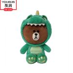 Alligator Hat Teddy Bear Plush Toys Girl Stuffed Animal Toys Environmentally for sale