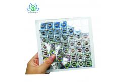 China Anticounterfeiting Silver Goil 3D Tamper Proof Barcode Labels supplier