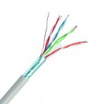 High-Speed Cat5e FTP Shielded Anti-Interference Network Cable Grey LSZH Jacket