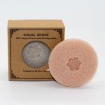 BPA Free Beauty Used Konjac Round Bath Sponge For Facial Cleaning for sale