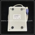 White Bank Counter 1.5m Plastic Numeric Keypad Computer Numeric Keys