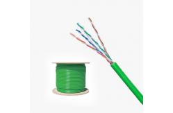 China GREEN CAT5E UTP Cable 24AWG PVC Jacket 1000Mbps Gigabit UL ETL CMP Certified supplier