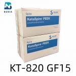 Solvay PEEK KetaSpire KT-820 GF15 PolyEtherEtherKetone Low Flow 15% Glass Fiber Polymer All Color for sale