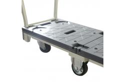 China ISO Galvanised 1100mm Length Collapsible Roll Logistic Trolley supplier