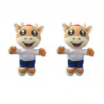 3D PP Cotton Filling Plush Enterprise Mascot Gifts for sale