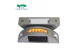 China Crescent Shaped Solar Road Stud Waterproof Street Flashing Solar LED Light supplier