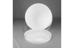China Screen Printing White Plastic Buckets 5 Gallon With Lid supplier
