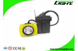 China 13600 MAh LED Miner Cap Lamp IP68 Waterproof 25000 Lux Coal Miners Headlamp supplier