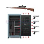75 Mins Fireproof Steel Gun Safe Box with Anti-theft Security for Home and Office for sale