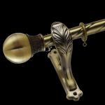 300cm Adjustable Pipe Curtain Rods Electroplate Treatment for sale