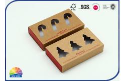 China Drawer Sliding Printed 350gsm Kraft Paper Box Matte Lamination supplier