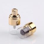 Gold Aluminum 20/410 Treatment Pump For Cosmetic Bottle for sale