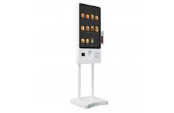 China 400cd/m2 Touch Screen Self Service Ordering Kiosk With Wireless Pager supplier