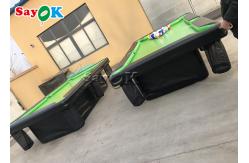 China Inflatable Bowling Game 0.9mm PVC Air Sealed Inflatable Pool Table With Stand supplier