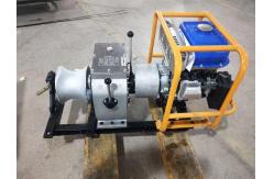 China Power Pulling Winch With Honda Petrol Engine For Electric Line Stringing supplier